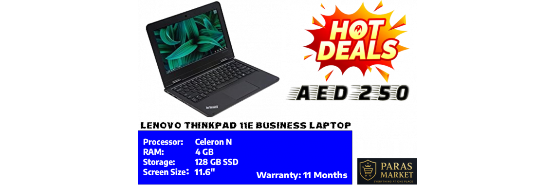 Lenovo (Refurbished) ThinkPad 11E Business Laptop